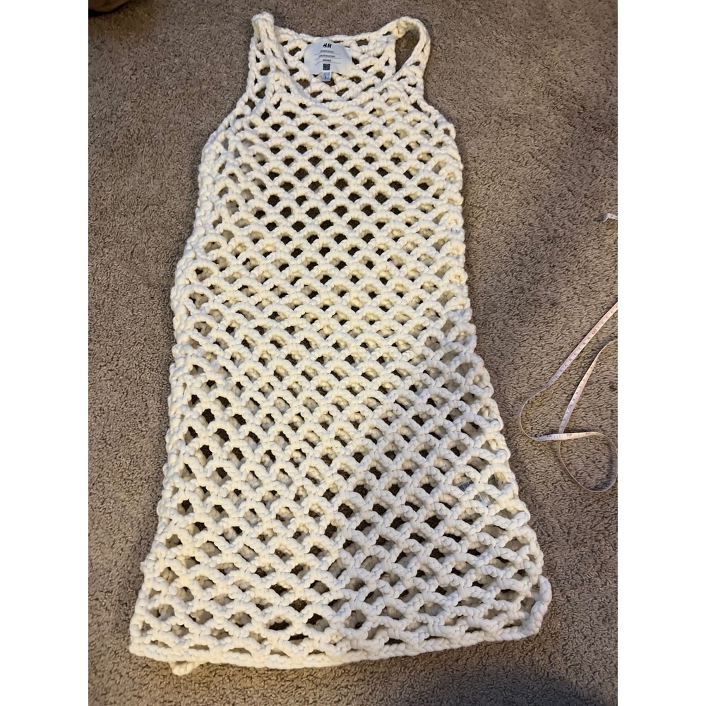 H&M Innovation Colour Story Collection 2021 Mesh Beach Dress Women's size medium